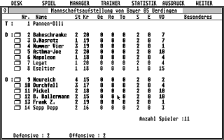 Fussball-ST Plus atari screenshot